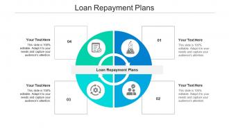 Loan repayment plans ppt powerpoint presentation outline demonstration cpb