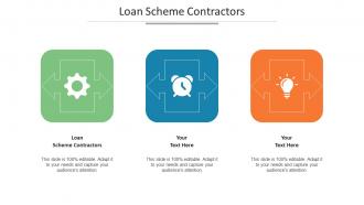 Loan Scheme Contractors Ppt Powerpoint Presentation Slides Portfolio Cpb