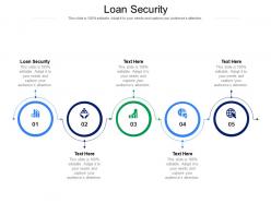 Loan security ppt powerpoint presentation infographic template gallery cpb