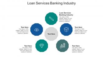 Loan services banking industry ppt powerpoint presentation icon slideshow cpb
