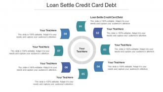 Loan Settle Credit Card Debt Ppt Powerpoint Presentation Outline Maker Cpb