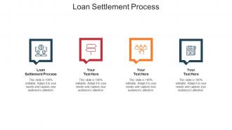 Loan settlement process ppt powerpoint presentation portfolio shapes cpb