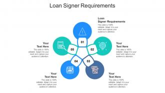 Loan signer requirements ppt powerpoint presentation styles gridlines cpb