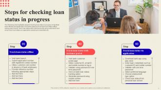 Loan Status In Progress Powerpoint PPT Template Bundles Researched Idea