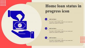 Loan Status In Progress Powerpoint PPT Template Bundles Appealing Idea