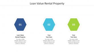 Loan value rental property ppt powerpoint presentation styles backgrounds cpb