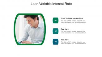 Loan variable interest rate ppt powerpoint presentation infographic template vector cpb