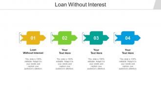 Loan without interest ppt powerpoint presentation inspiration cpb