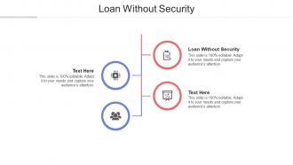 Loan without security ppt powerpoint presentation file themes cpb