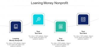 Loaning Money Nonprofit Ppt Powerpoint Presentation Infographics Pictures Cpb