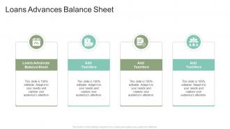 Loans Advances Balance Sheet In Powerpoint And Google Slides Cpb