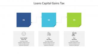 Loans capital gains tax ppt powerpoint presentation slides clipart images cpb