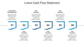 Loans cash flow statement ppt powerpoint presentation layouts model cpb