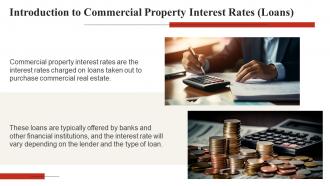 Loans Commercial Property Interest Rates Powerpoint Presentation And Google Slides ICP Good Informative
