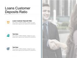 Loans customer deposits ratio ppt powerpoint presentation icon portrait cpb