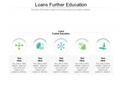 Loans further education ppt powerpoint presentation gallery format ideas cpb