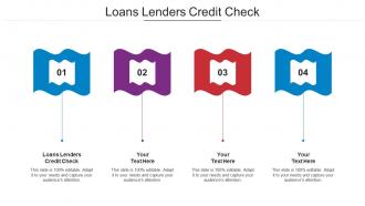 Loans Lenders Credit Check Ppt Powerpoint Presentation Professional Example Cpb