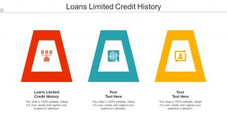 Loans Limited Credit History Ppt Powerpoint Presentation Layouts Graphics Design Cpb