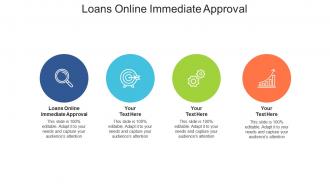Loans online immediate approval ppt powerpoint presentation portfolio sample cpb