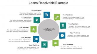 Loans Receivable Example Ppt Powerpoint Presentation Visual Aids Styles Cpb