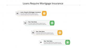 Loans require mortgage insurance ppt powerpoint presentation model example cpb