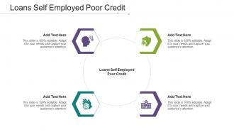 Loans Self Employed Poor Credit Ppt Powerpoint Presentation Styles Ideas Cpb