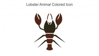 Lobster Animal Colored Icon In Powerpoint Pptx Png And Editable Eps Format