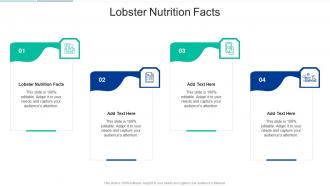 Lobster Nutrition Facts In Powerpoint And Google Slides Cpb