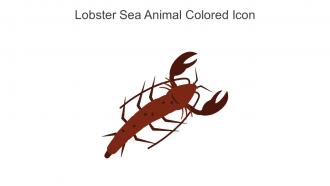 Lobster Sea Animal Colored Icon In Powerpoint Pptx Png And Editable Eps Format