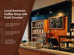 Local American Coffee Shop With Cash Counter