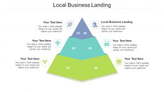 Local business landing ppt powerpoint presentation infographics ideas cpb
