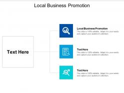 Local business promotion ppt powerpoint presentation file formats cpb