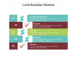 Local business reviews ppt powerpoint presentation file slideshow cpb