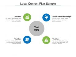 Local content plan sample ppt powerpoint presentation pictures slides cpb