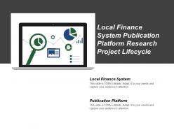 Local finance system publication platform research project lifecycle