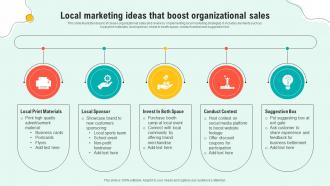 Local Marketing Ideas That Boost Organizational Sales
