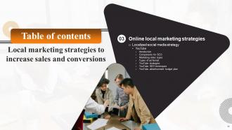 Local Marketing Strategies To Increase Sales And Conversions Powerpoint Presentation Slides MKT CD Pre-designed Professionally