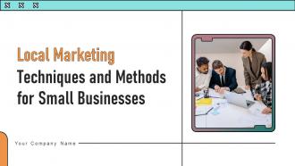Local Marketing Techniques And Methods For Small Businesses Ppt Sample MKT CD V
