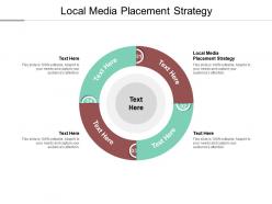 Local media placement strategy ppt powerpoint presentation summary maker cpb