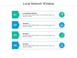 Local network wireless ppt powerpoint presentation slides portrait cpb
