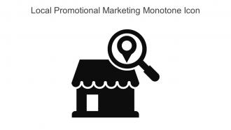 Local Promotional Marketing Monotone Icon In Powerpoint Pptx Png And Editable Eps Format