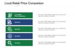 Local retail price comparison ppt powerpoint presentation outline designs cpb