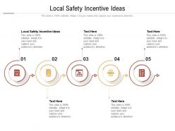 Local safety incentive ideas ppt powerpoint presentation show styles cpb