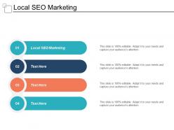 Local seo marketing ppt powerpoint presentation file vector cpb