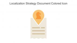 Localization Strategy Document Colored Icon In Powerpoint Pptx Png And Editable Eps Format
