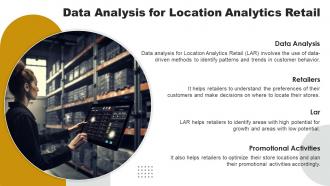 Location Analytics Retail powerpoint presentation and google slides ICP Appealing Informative