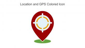 Location And GPS Colored Icon In Powerpoint Pptx Png And Editable Eps Format
