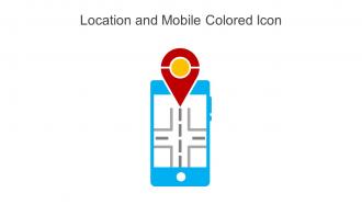 Location And Mobile Colored Icon In Powerpoint Pptx Png And Editable Eps Format
