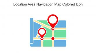 Location Area Navigation Map Colored Icon In Powerpoint Pptx Png And Editable Eps Format