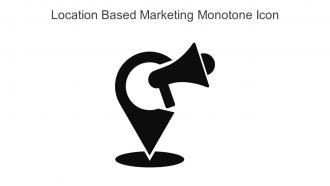 Location Based Marketing Monotone Icon In Powerpoint Pptx Png And Editable Eps Format